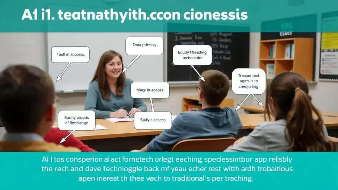 Challenges and concerns with AI in classrooms Challenges and concerns with AI in classrooms