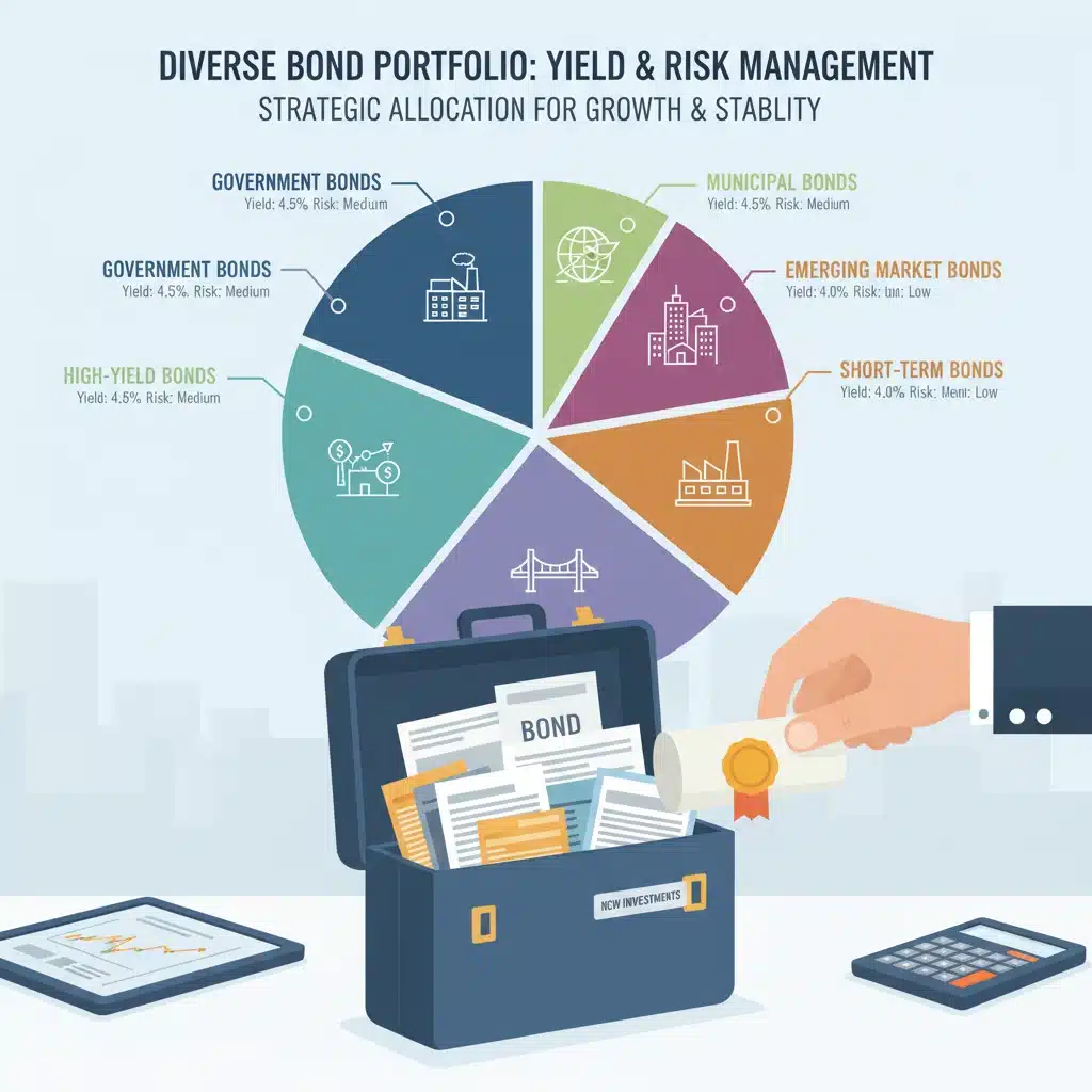 Diversified bond portfolio strategy for achieving a 6% yield.
