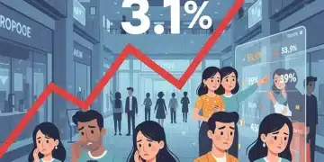 Graphic depicting 3.1% US inflation rate and its impact on consumer spending in Q3 2026