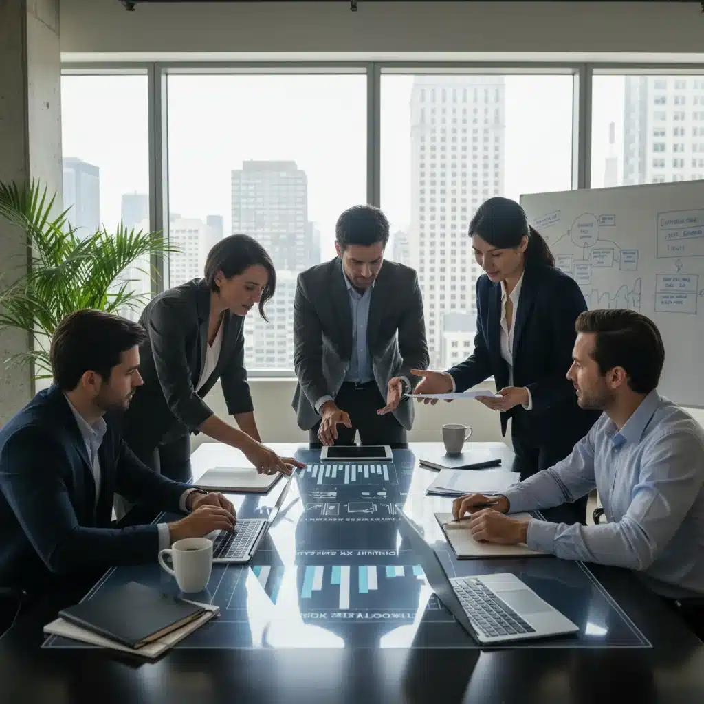 Business professionals discussing corporate federal tax strategies for 2026