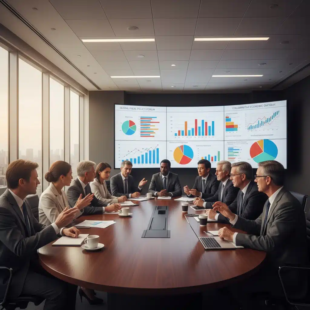 Policymakers discussing fiscal policy and economic projections