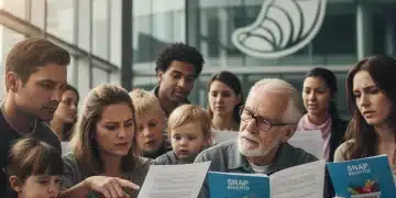 SNAP Program Updates 2026: New Eligibility Rules Explained Families and individuals reviewing SNAP eligibility documents