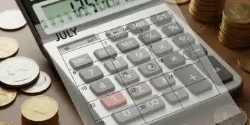 Calculator with 2026 calendar and coins, representing SSI COLA benefits planning.